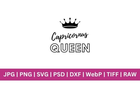 Capricornus Queen SVG: A Design Asset for Bold Creativity