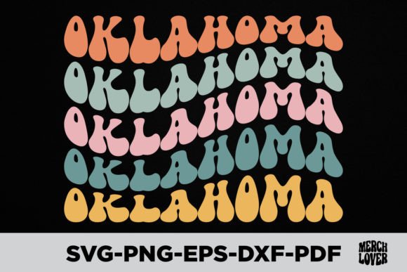 Groovy Oklahoma State Shirt: Retro American Design Asset