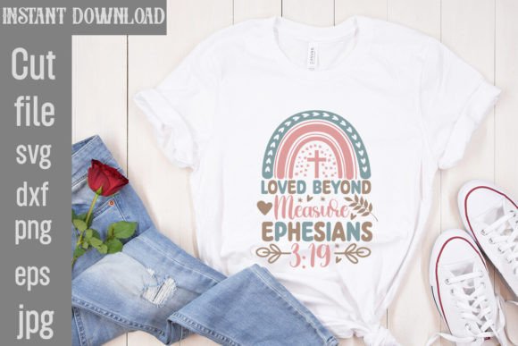 Loved Beyond Measure: A Versatile Ephesians SVG for Modern Design