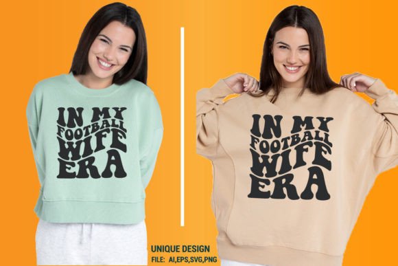 Modern Football Wife Era T-Shirt Designs