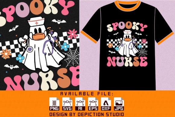 Spooky Nurse Halloween T-Shirt: A Designer's Guide to Haunting Visuals